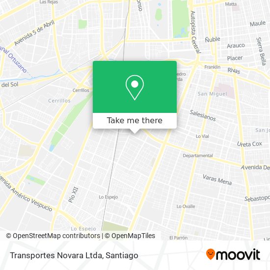 Transportes Novara Ltda map