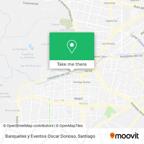 Banquetes y Eventos Oscar Donoso map