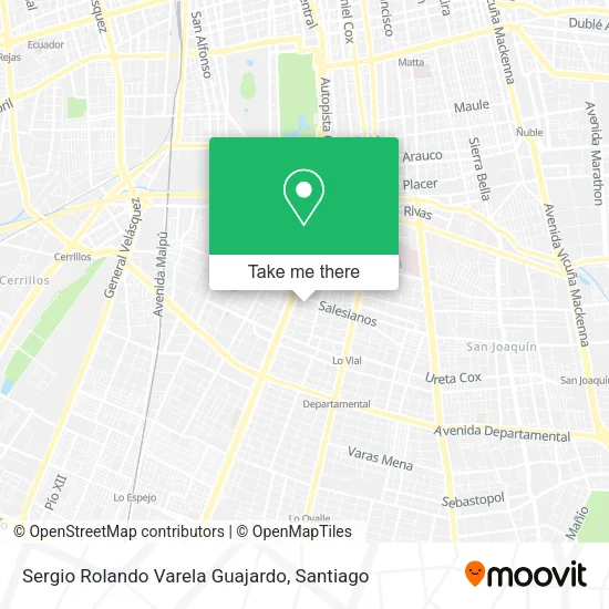 Sergio Rolando Varela Guajardo map