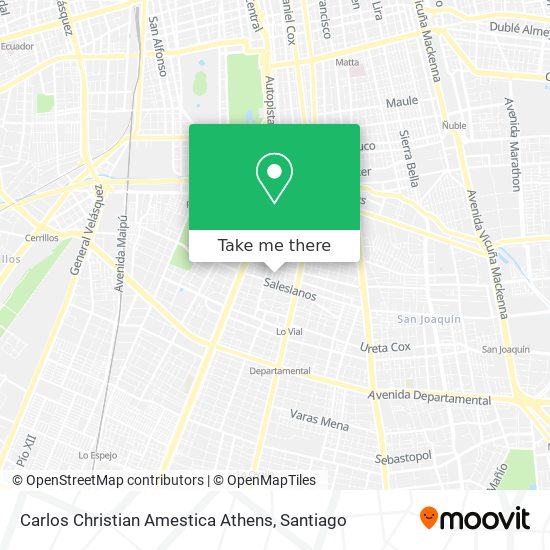 Carlos Christian Amestica Athens map