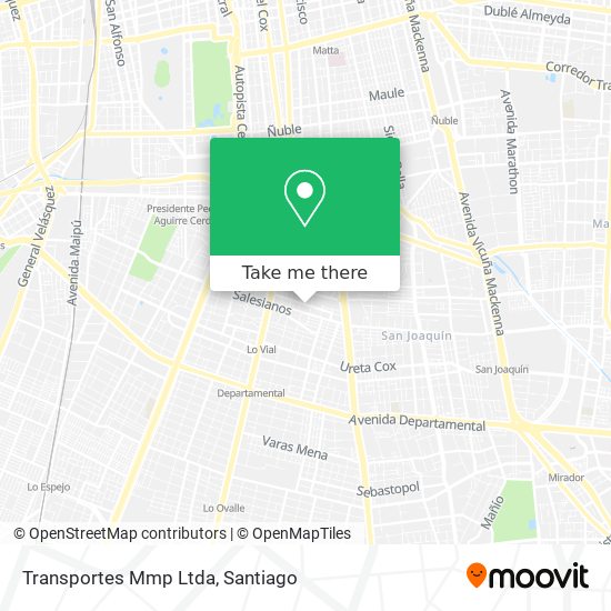 Mapa de Transportes Mmp Ltda