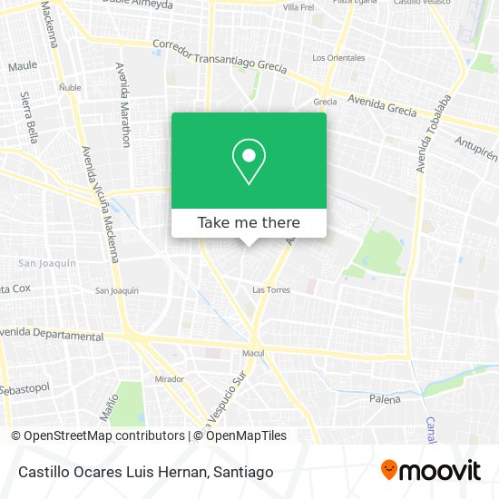 Castillo Ocares Luis Hernan map