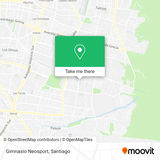 Gimnasio Neosport map