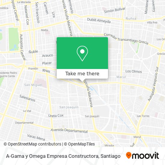 A-Gama y Omega Empresa Constructora map