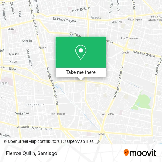 Fierros Quilin map