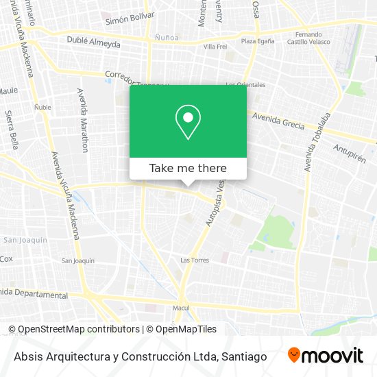 Absis Arquitectura y Construcción Ltda map