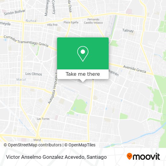 Victor Anselmo Gonzalez Acevedo map