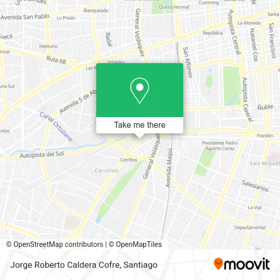 Jorge Roberto Caldera Cofre map