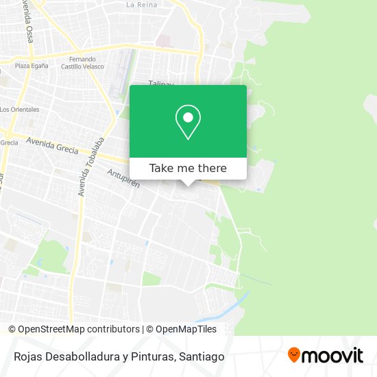 Rojas Desabolladura y Pinturas map