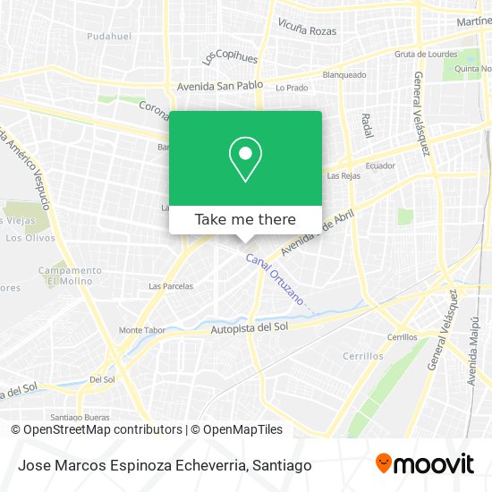 Jose Marcos Espinoza Echeverria map