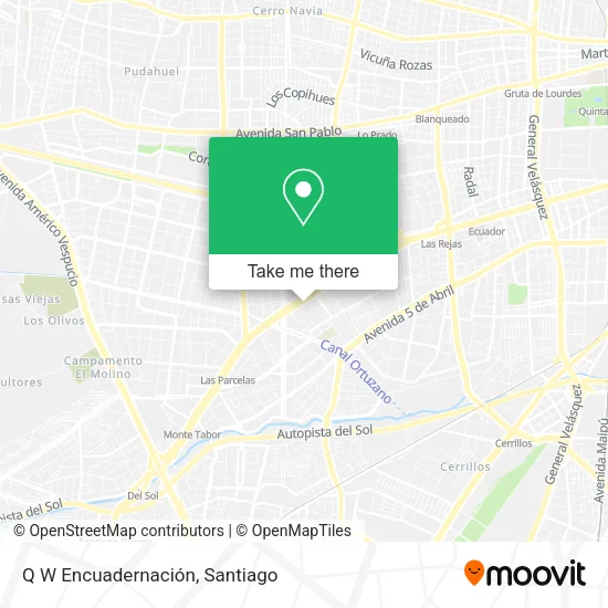 Q W Encuadernación map