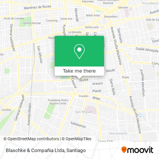 Blaschke & Compañia Ltda map