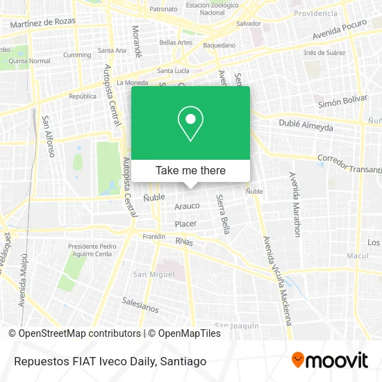 Repuestos FIAT Iveco Daily map
