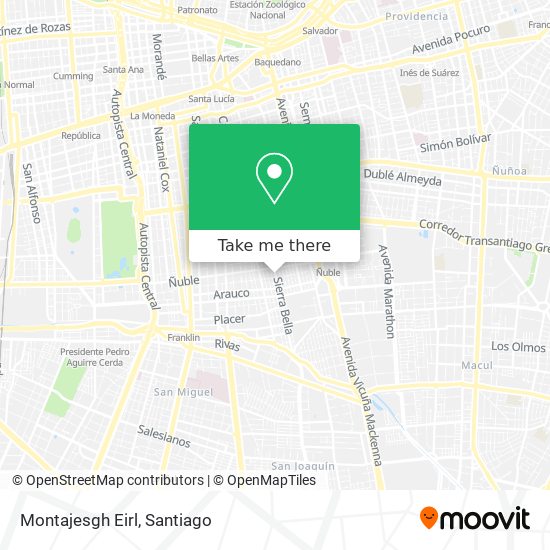 Mapa de Montajesgh Eirl