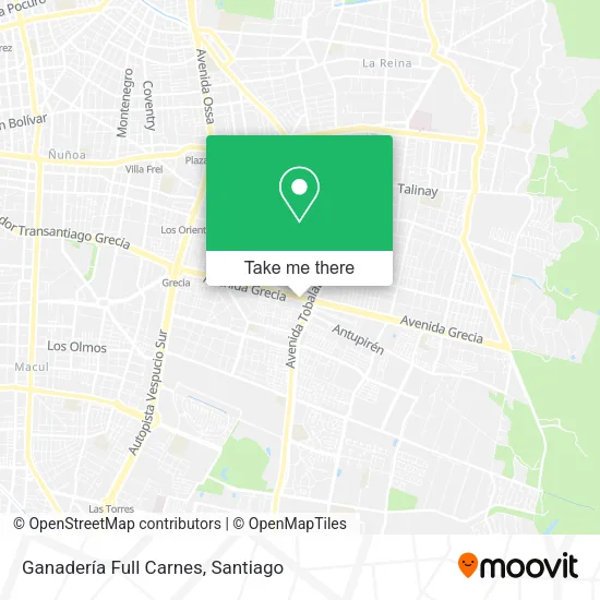 Ganadería Full Carnes map