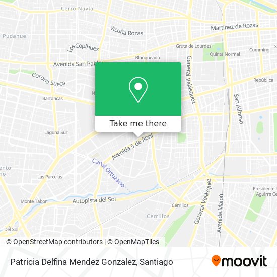 Patricia Delfina Mendez Gonzalez map