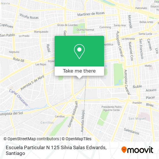 Escuela Particular N 125 Silvia Salas Edwards map