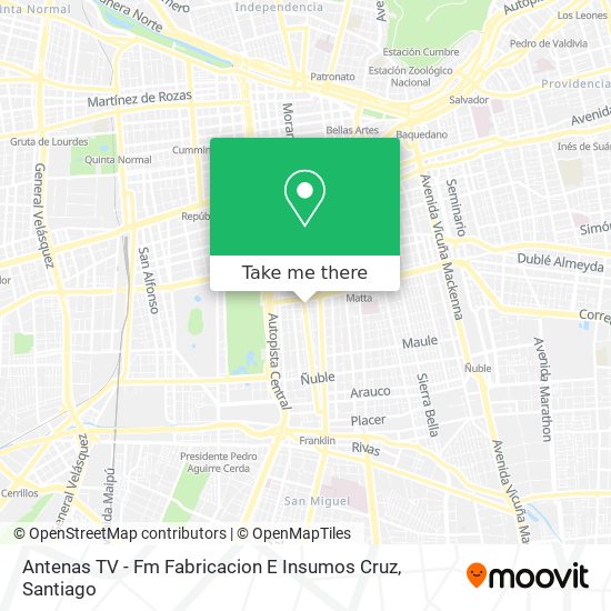 Antenas TV - Fm Fabricacion E Insumos Cruz map