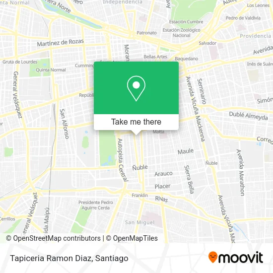 Tapiceria Ramon Diaz map
