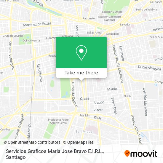 Servicios Graficos Maria Jose Bravo E.I.R.L. map