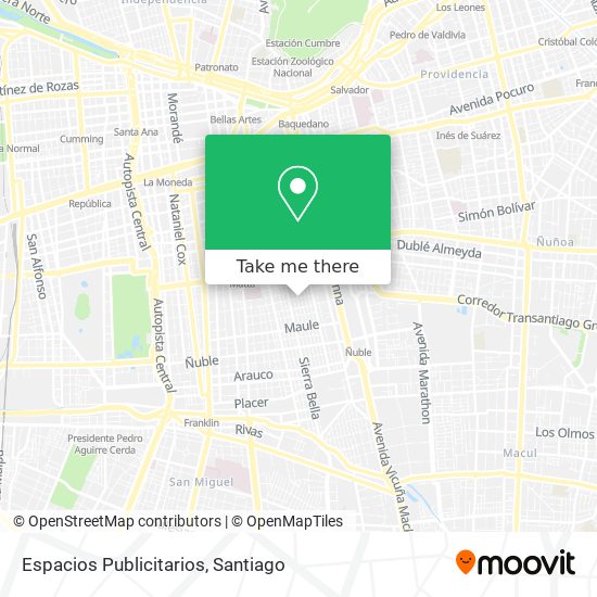 Espacios Publicitarios map