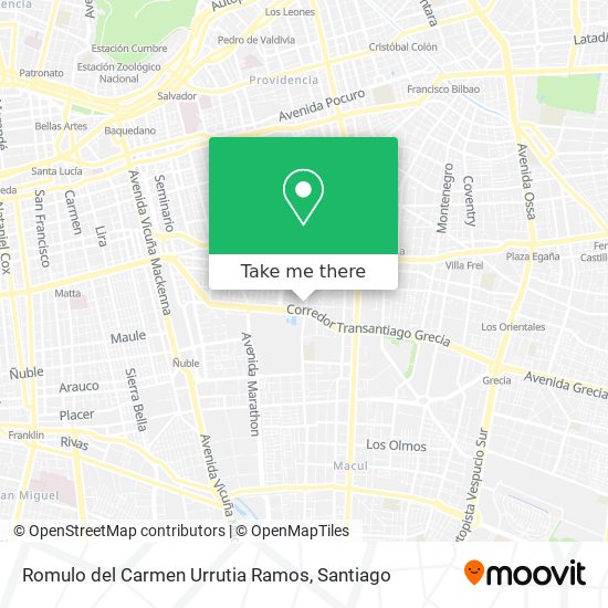 Romulo del Carmen Urrutia Ramos map