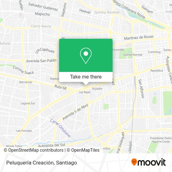 Peluquería Creación map