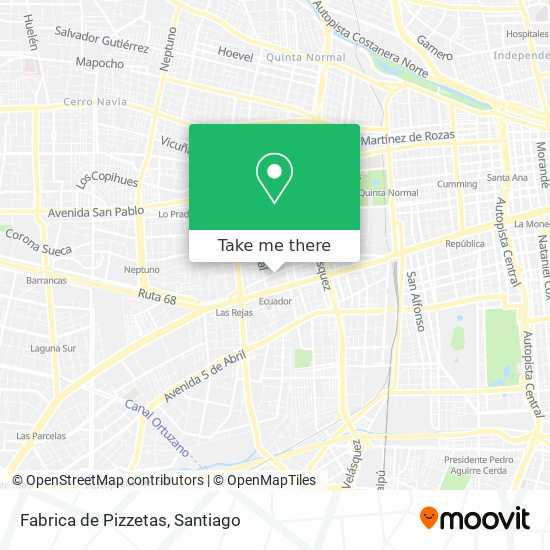 Mapa de Fabrica de Pizzetas