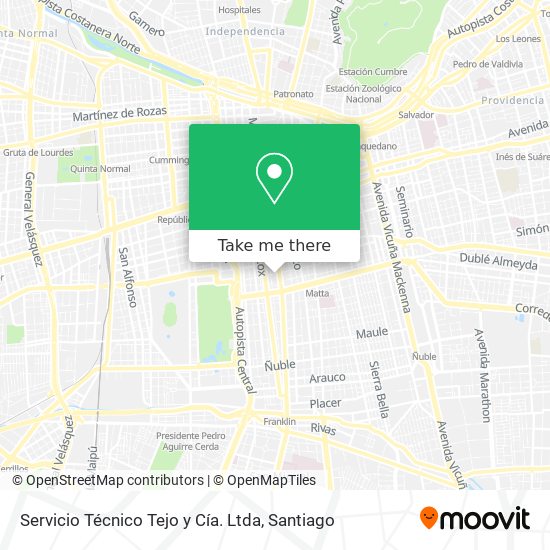 Servicio Técnico Tejo y Cía. Ltda map