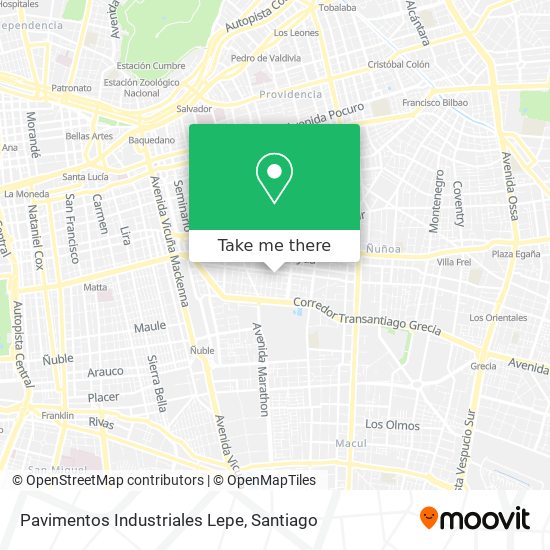 Pavimentos Industriales Lepe map