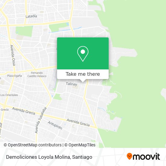 Demoliciones Loyola Molina map