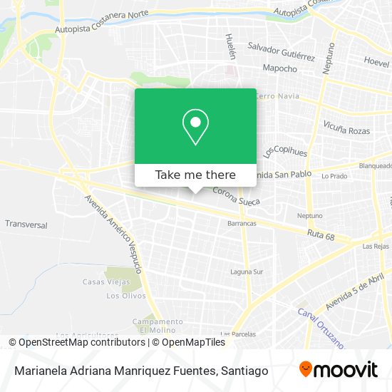 Marianela Adriana Manriquez Fuentes map