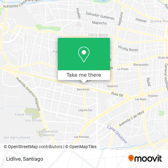 Mapa de Lidlive