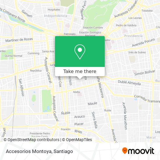Accesorios Montoya map