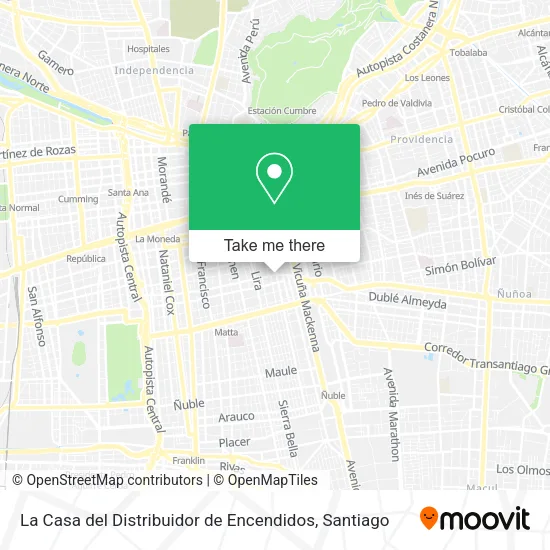 La Casa del Distribuidor de Encendidos map