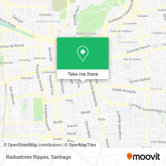 Radiadores Rippes map