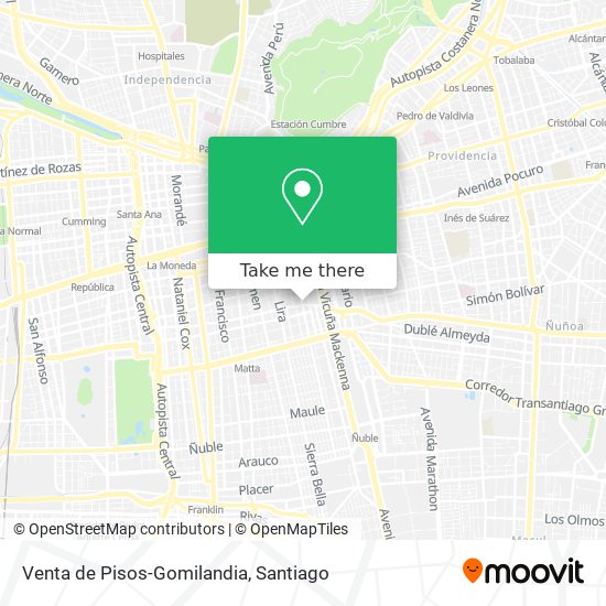 Venta de Pisos-Gomilandia map