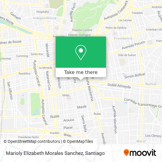 Marioly Elizabeth Morales Sanchez map