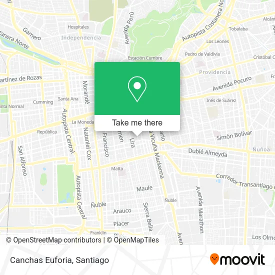 Canchas Euforia map