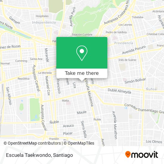 Escuela Taekwondo map