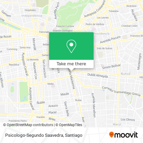 Psicologo-Segundo Saavedra map