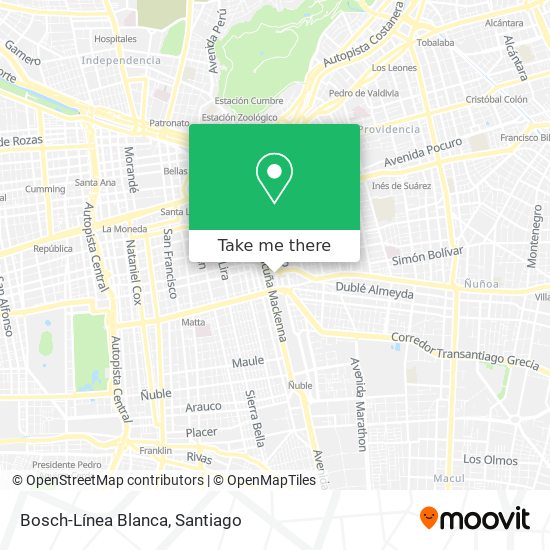 Mapa de Bosch-Línea Blanca