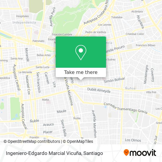 Ingeniero-Edgardo Marcial Vicuña map