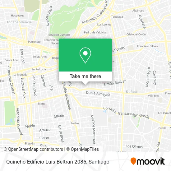 Quincho Edificio Luis Beltran 2085 map