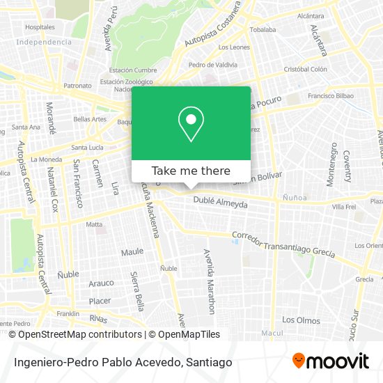 Mapa de Ingeniero-Pedro Pablo Acevedo