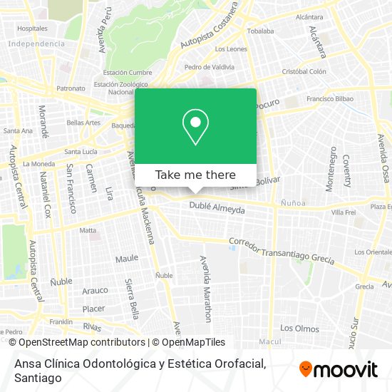 Ansa Clínica Odontológica y Estética Orofacial map