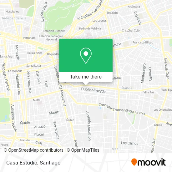 Casa Estudio map
