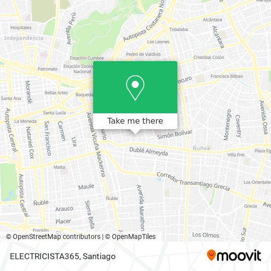 ELECTRICISTA365 map