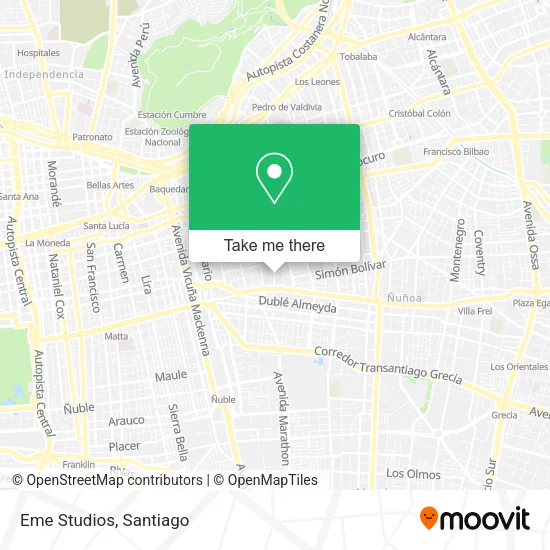 Eme Studios map