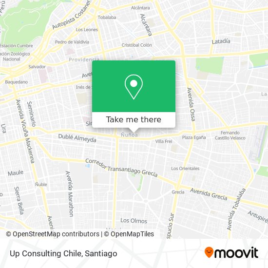 Mapa de Up Consulting Chile